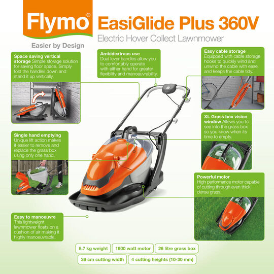 EasiGlide Plus 360V Hover Lanwmower image number null